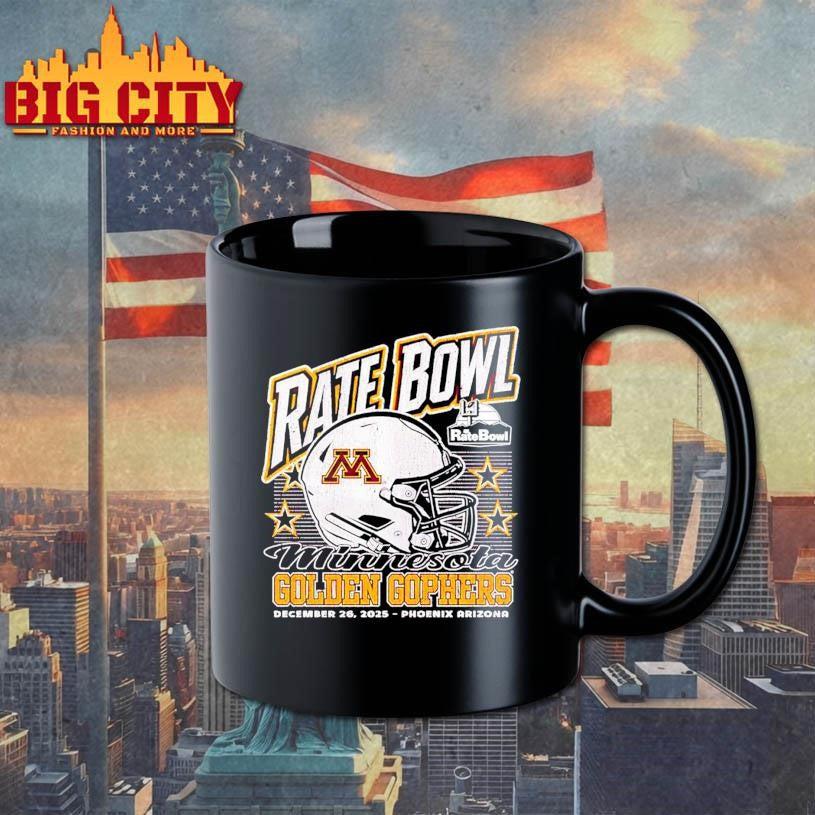 Minnesota Golden Gophers 2025 Rate Bowl Phoenix Arizona Shirt