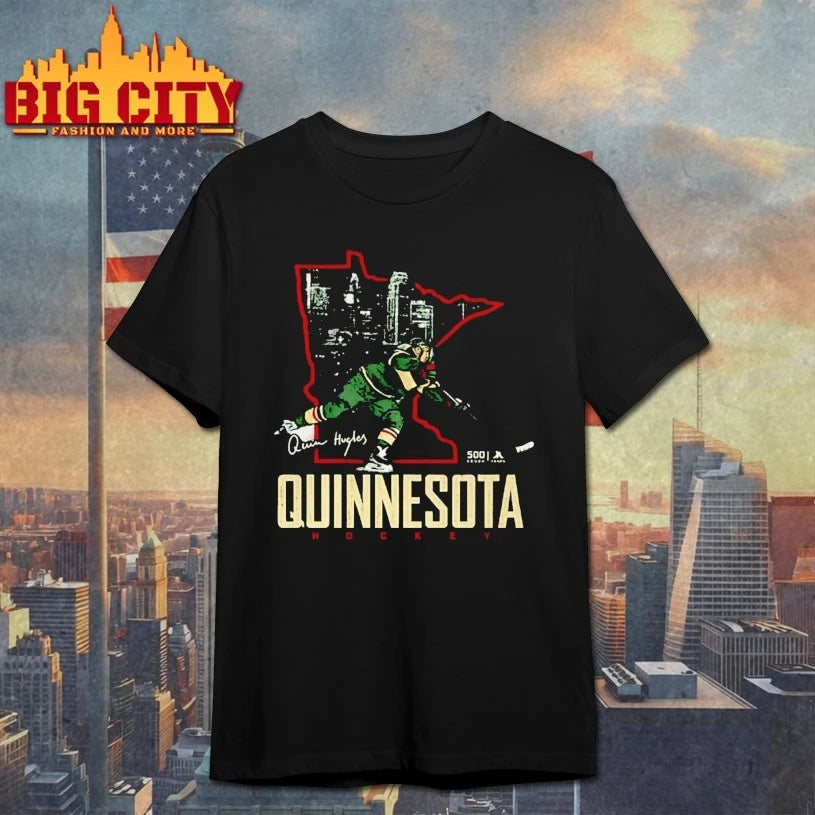 Minnesota Hockey Quinn Hughes signature shirt