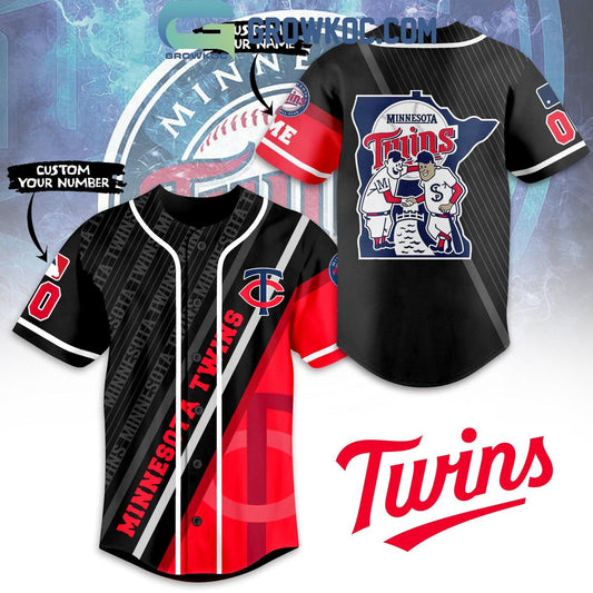 Minnesota Twins Baseball Team State Proud Personalized Baseball Jersey