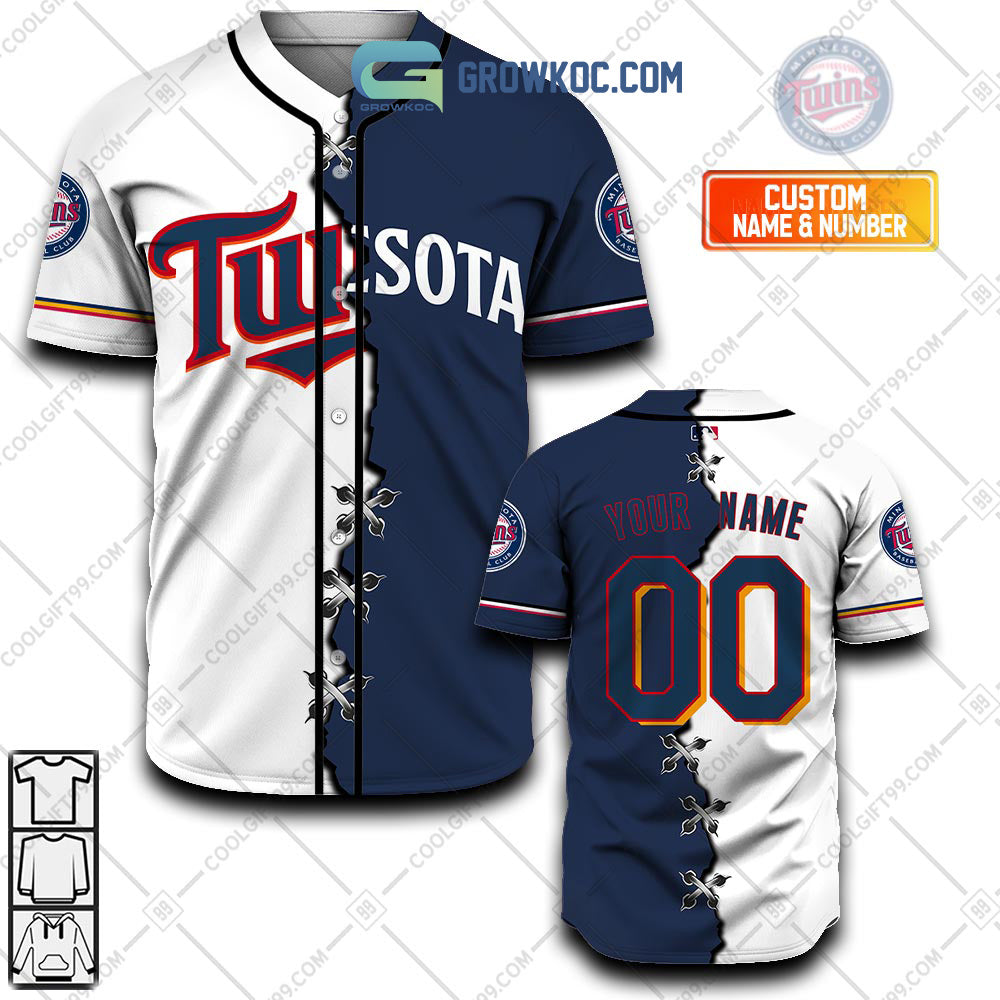 Minnesota Twins MLB Personalized Mix Baseball Jersey