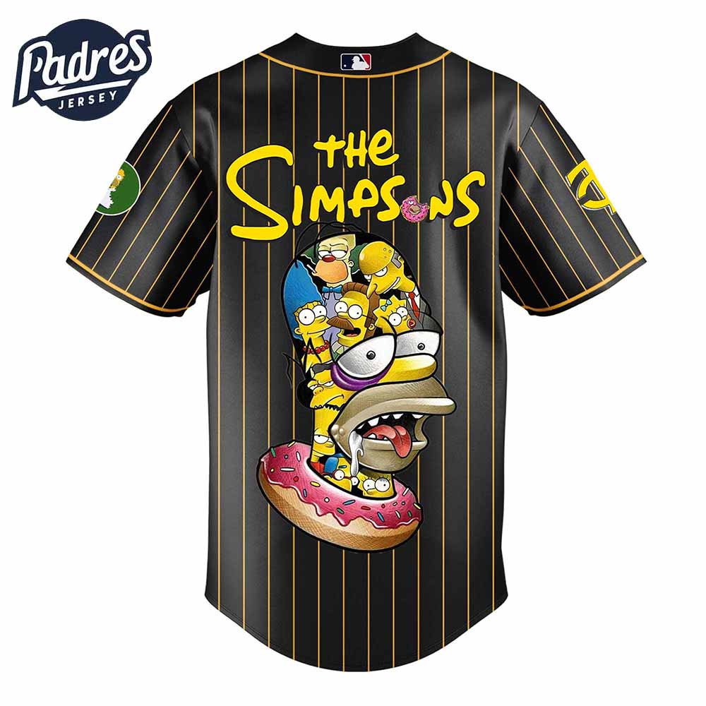 Minnesota Twins MLB x The Simpsons Baseball Jersey Style - Padres Jersey Oasis: Elevate Your Baseball Style... (Image 2)
