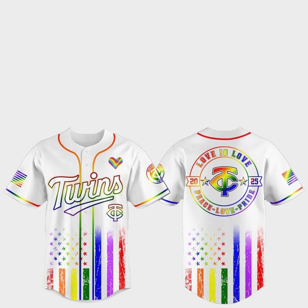 Minnesota Twins Pride Month Love Is Love 2025 Jersey - Grishko.com T-Shirts, Hoodie, Sweatshirt | WearSparks.com