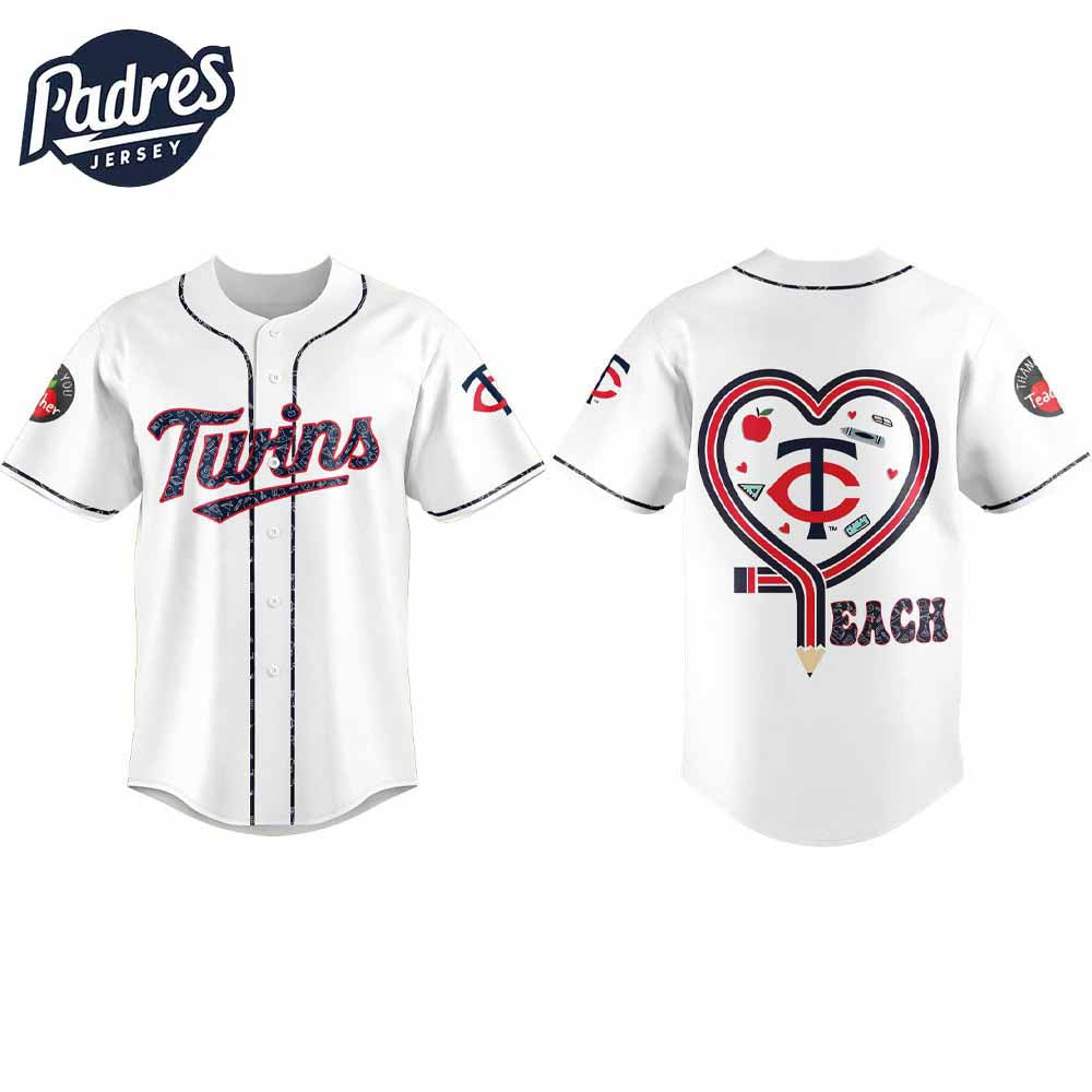 Minnesota Twins Teacher Night Baseball Jersey 2025 Outfit - Padres Jersey Oasis: Elevate Your Baseball Style... (Image 1)