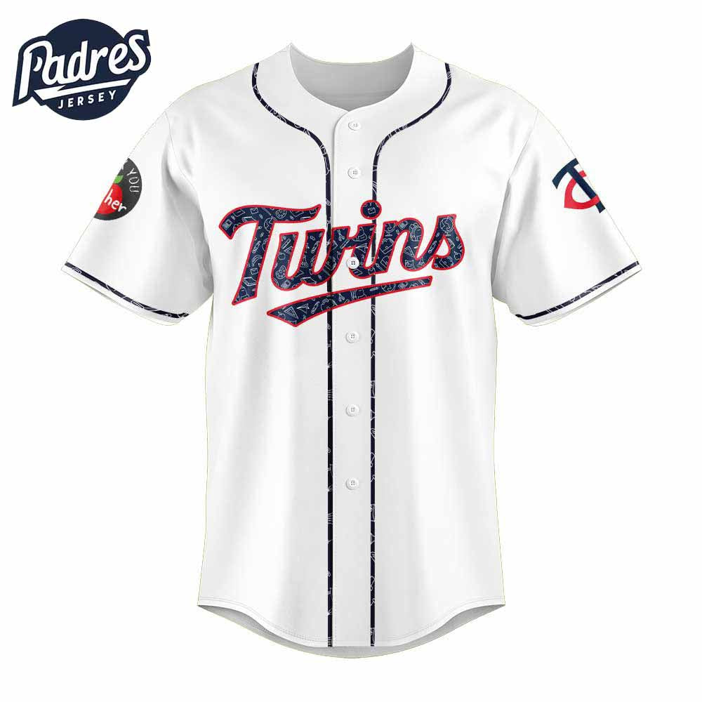 Minnesota Twins Teacher Night Baseball Jersey 2025 Outfit - Padres Jersey Oasis: Elevate Your Baseball Style... (Image 2)
