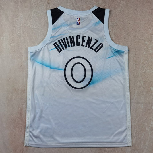 Minnesota Timberwolves #0 Donte DiVincenzo Hot Press Timberwolves Style 1