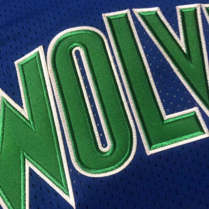 Minnesota Timberwolves #21 Kevin Garnett 1997-98 Authentic jersey blue Style 1