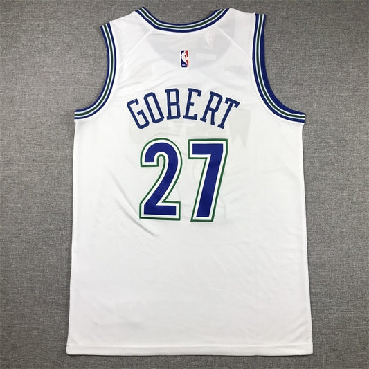 Minnesota Timberwolves #27 Rudy Gobert Timberwolves 27 Classic White Style 1
