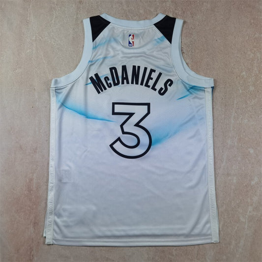 Minnesota Timberwolves #3 Jaden McDaniels Hot Press Timberwolves Style 1
