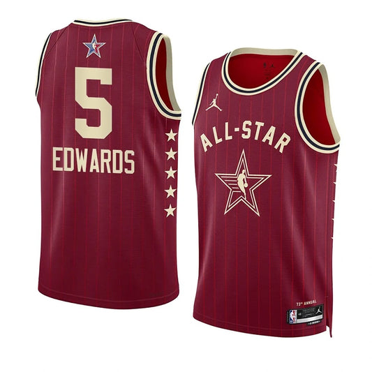 Minnesota Timberwolves #5 Anthony Edwards 2024 NBA All-Star Swingman Jersey Style 1