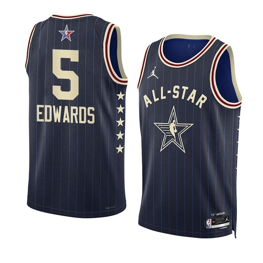 Minnesota Timberwolves #5 Anthony Edwards 2024 NBA All-Star Swingman Jersey Style 2