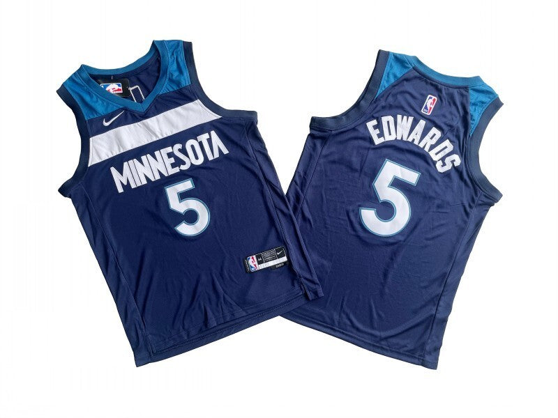 Minnesota Timberwolves #5 Anthony Edwards Timberwolves 5 # Navy Fan Edition -- Anthony . Edwards