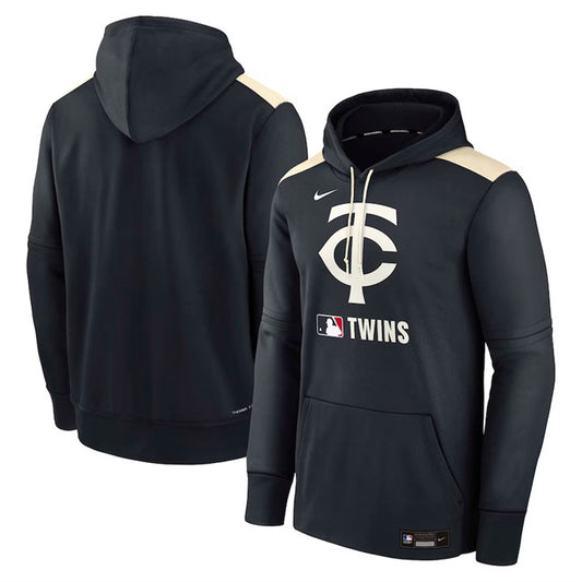 Minnesota Twins Navy Collection Performance Pullover Hoodie2