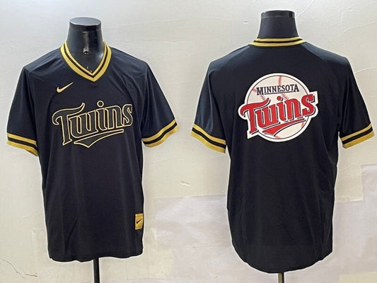 Minnesota Twins Twins Black Gold Adult Style 1