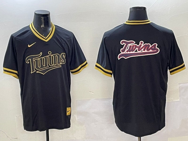 Minnesota Twins Twins Black Gold Adult Style 2
