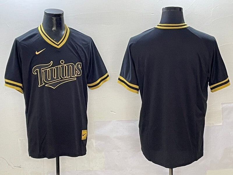 Minnesota Twins Twins Black Gold Adult Style 3