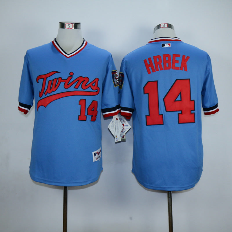 Minnesota Twins #14 Kent Hrbek Throwback Jersey