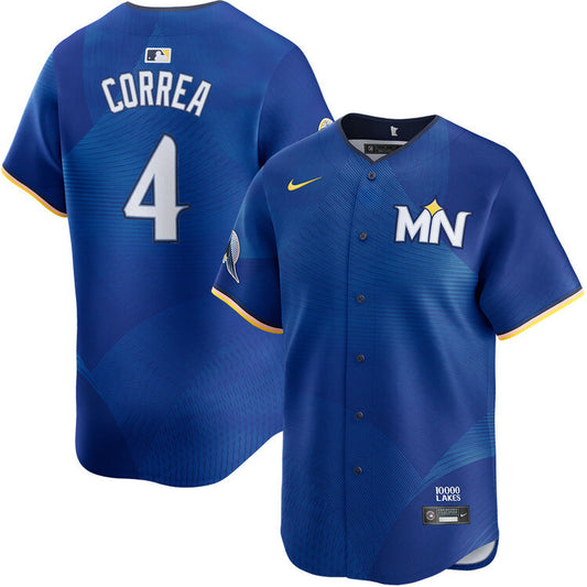 Minnesota Twins #4 Carlos Correa City Connect Limited Jersey