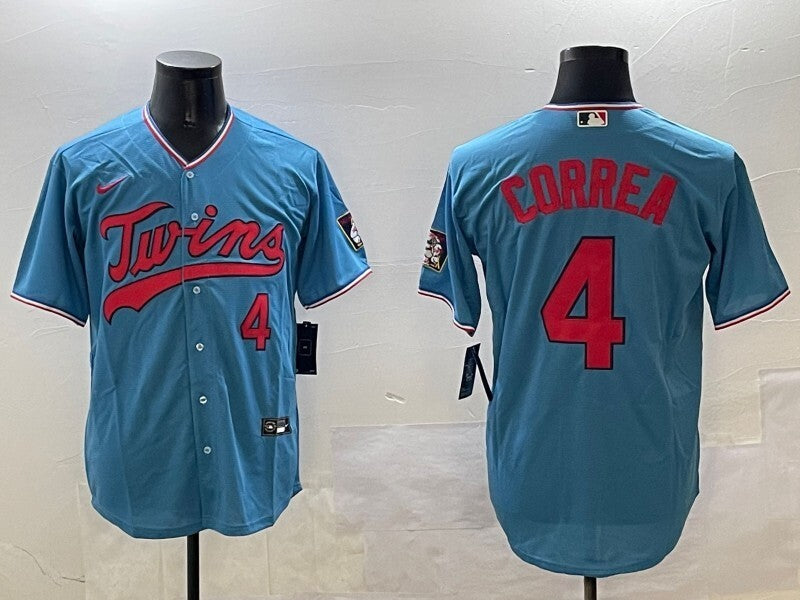 Minnesota Twins #4 Carlos Correa Twins Fan Edition Style 2