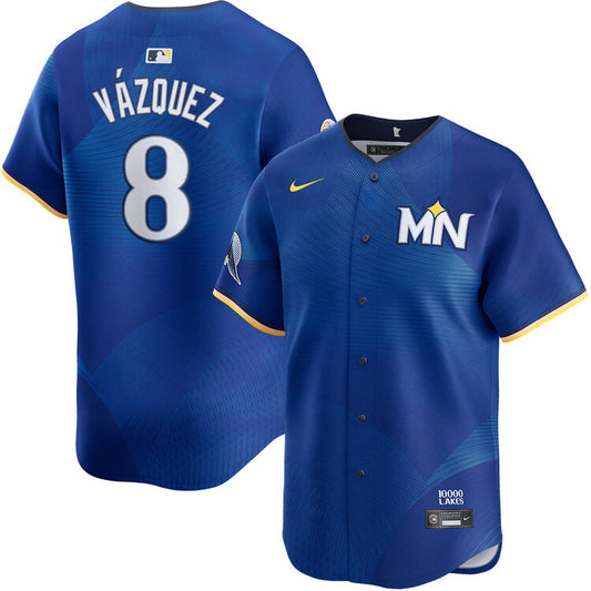 Minnesota Twins #8 Christian Vazquez City Connect Limited Jersey