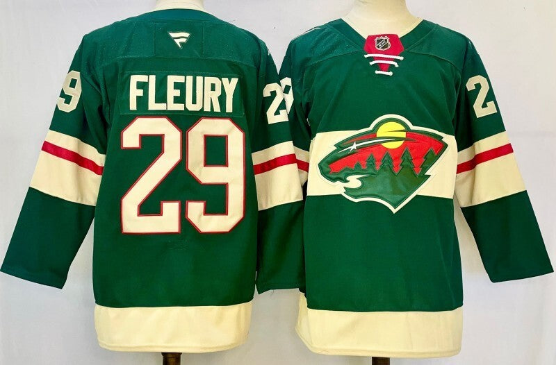 Minnesota Wild #29 Marc-Andre Fleury Style 2