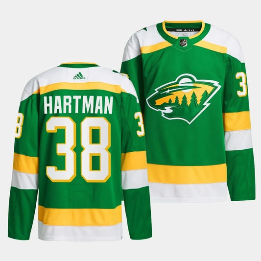 Minnesota Wild #38 Ryan Hartman 2023-24 The 78s Alternate Green Jersey