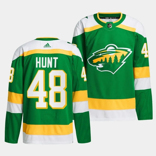 Minnesota Wild #48 Daemon Hunt 2023-24 The 78s Alternate Green Jersey