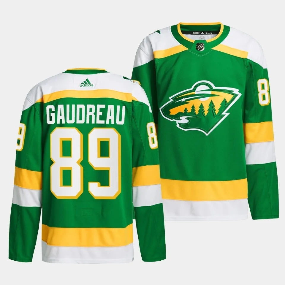 Minnesota Wild #89 Frederick Gaudreau 2023-24 The 78s Alternate Green Jersey
