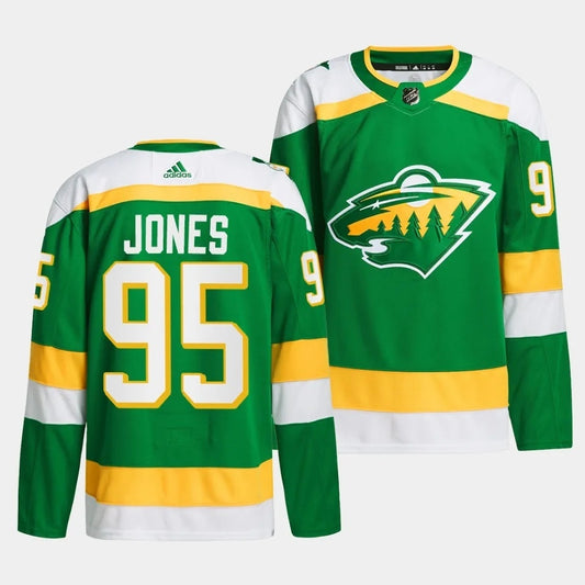 Minnesota Wild #95 Hunter Jones 2023-24 The 78s Alternate Green Jersey