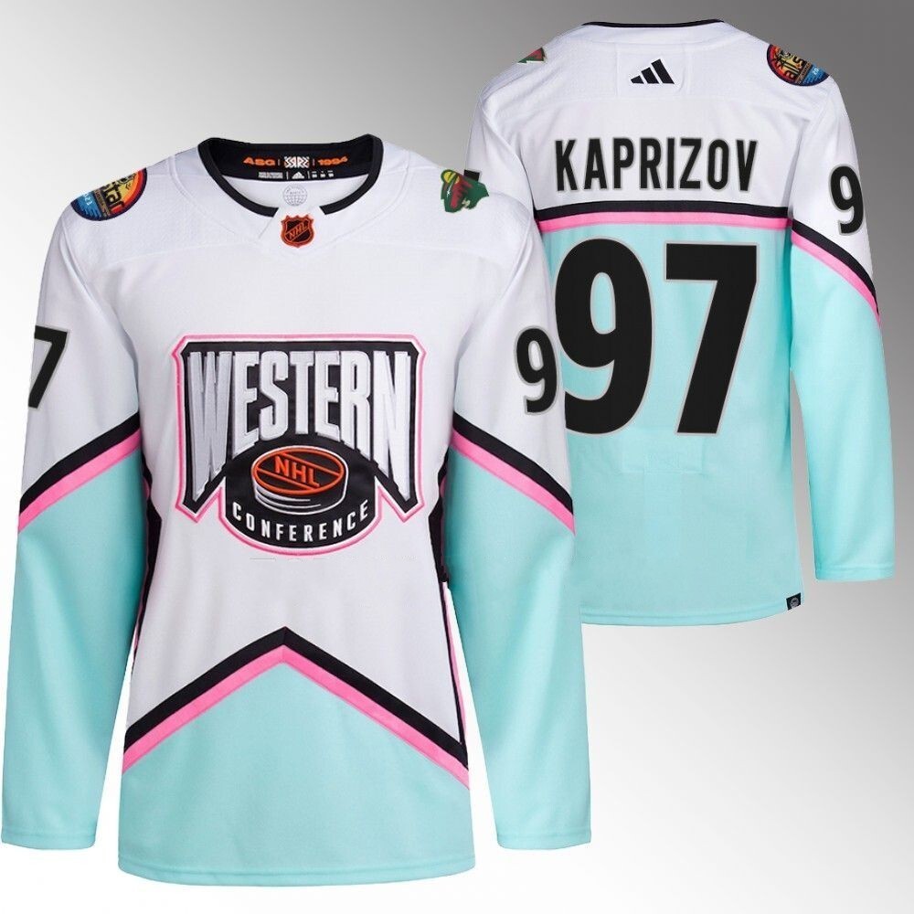 Minnesota Wild #97 Kirill Kaprizov White 2023 NHL All-Star Western Conference Authentic Jersey