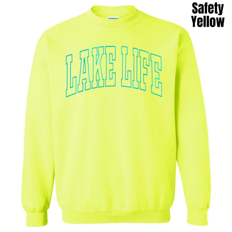 Mint Lake Life Puff Sweatshirt T-Shirts, Hoodie | WearSparks.com