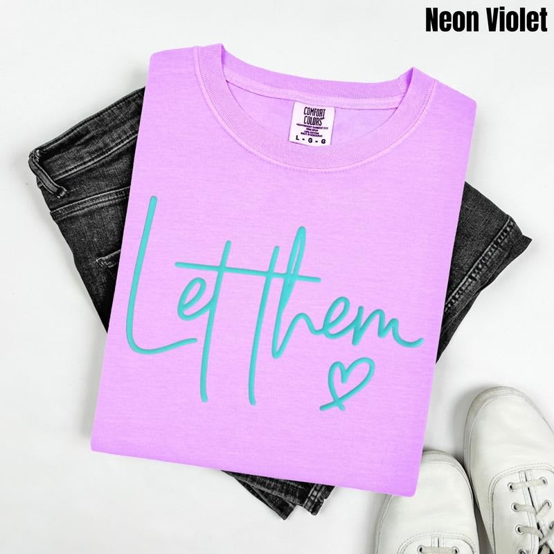 Mint Let Them PUFF Comfort Colors T-Shirt Hoodie, Sweatshirt | WearSparks.com