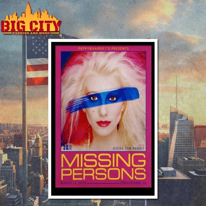 Missing Persons Event Pioneertown CA On Mar 14 2026 Poster shirt