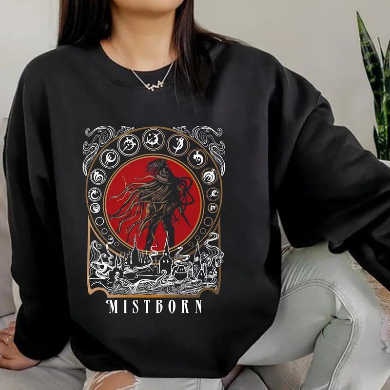 Mistborn Vin Shirt, Fantasy Book Tee Shirt, Mistborn Fan Sweatshirt, Vin Tee Shirt, Cosmere Allomancer Shirt Hoodie