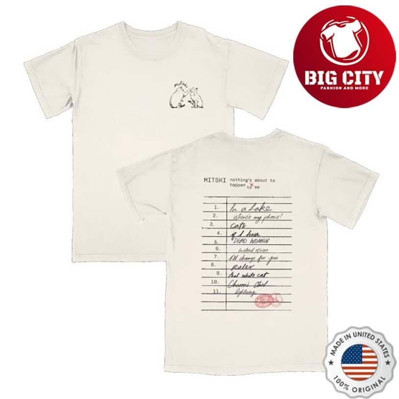 Mitski Library Stamp Two Sided Shirt