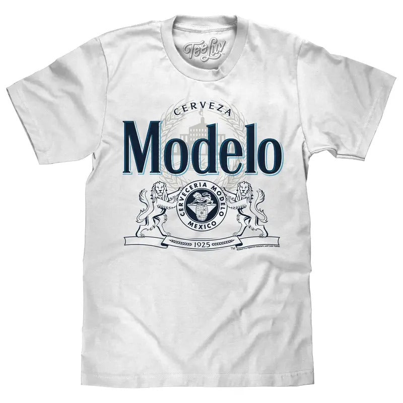 Modelo Cerveza T-Shirt - White Hoodie, Sweatshirt | WearSparks.com