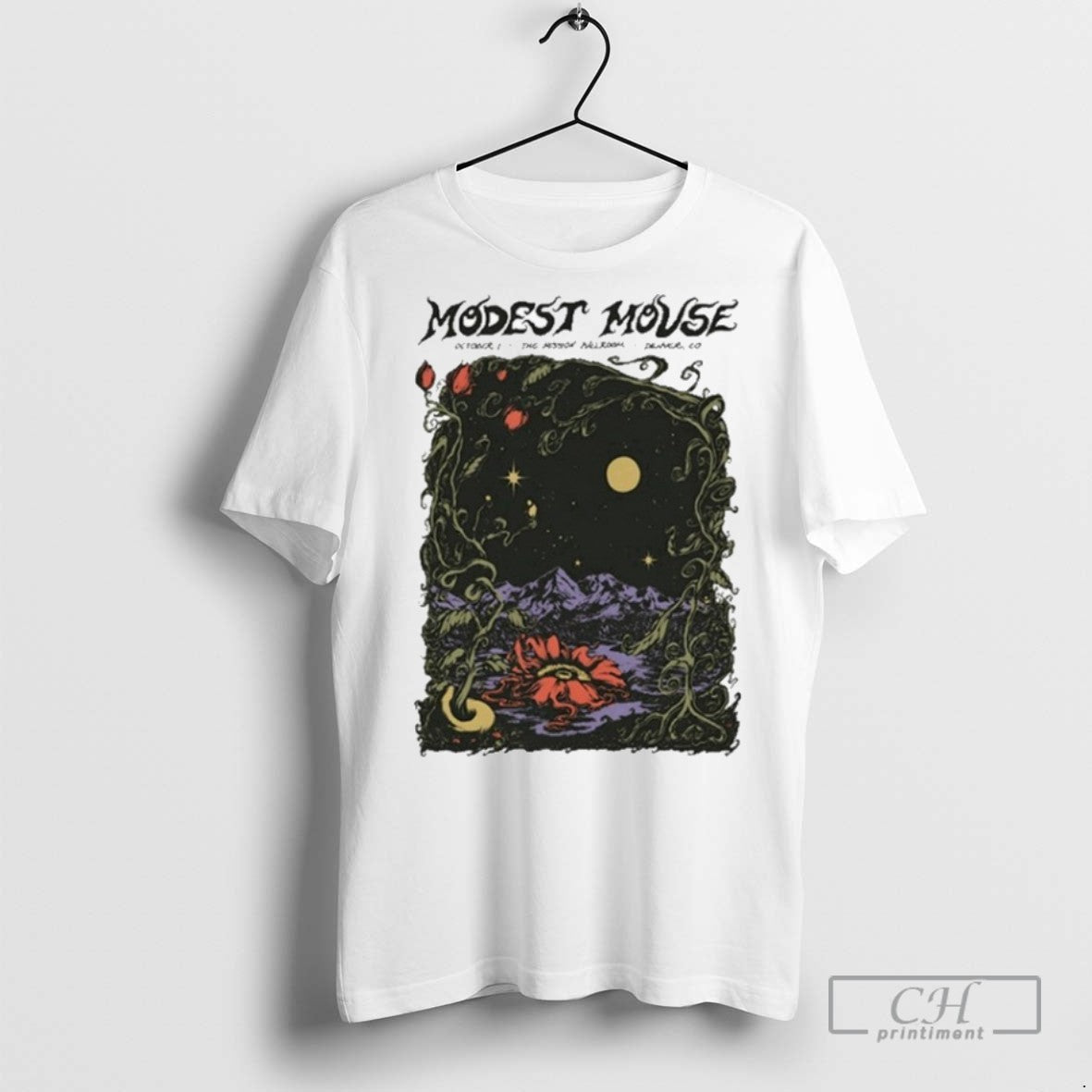 Modest Mouse At Mission Ballroom On Oct 1 2025 T Shirts