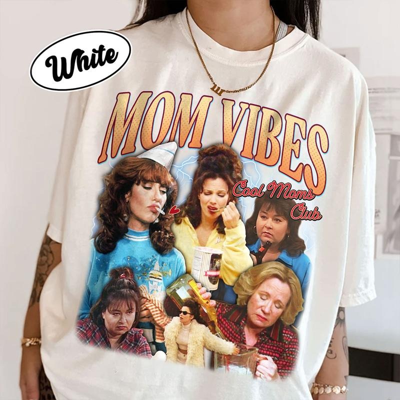 Mom Vibes T-Shirt, Funny Mom T-Shirts, Cool Moms Club Shirt, Funny Mom Life Shirt, Mother's Day Gift, Cool Mom Gifts...
