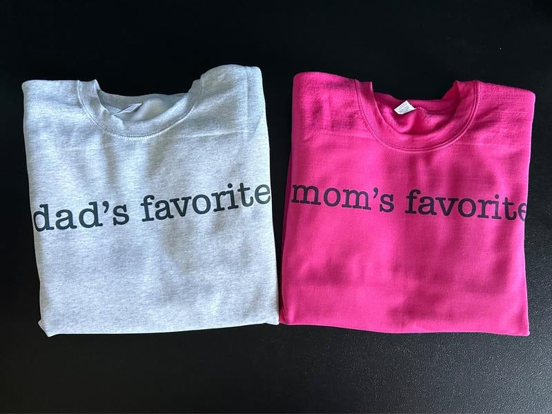Mom's Favorite Sweatshirt T-Shirts, Hoodie | WearSparks.com