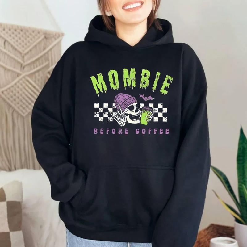 Mombie Halloween Shirt, Funny Zombie Mom Sweatshirt, Mombie Mama Tee, Funny Mombie Sweatshirt, Spooky Mama Hoodie, Unisex...