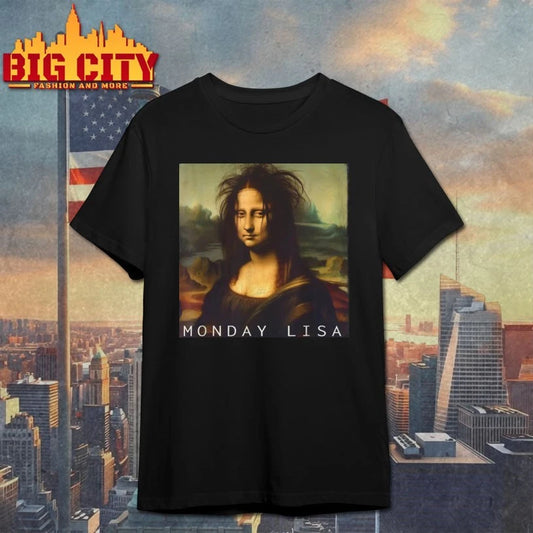 Monday Lisa meme photo shirt