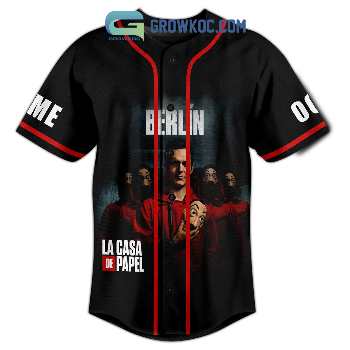 Money Heist Berlin Nothing To Lose Personalized Baseball Jersey