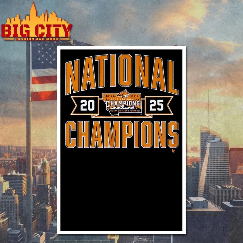 Montana State Football 2025 FCS Champions shirt