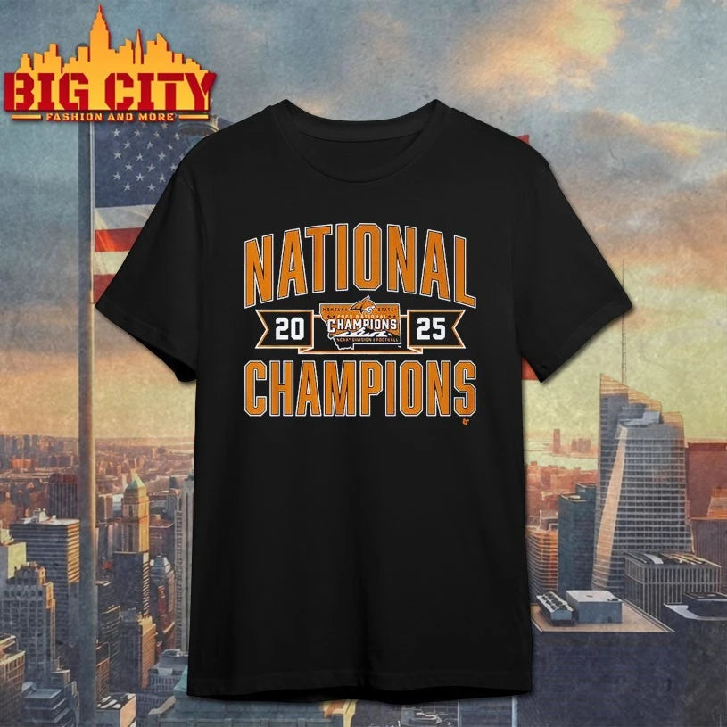 Montana State Football 2025 FCS Champions shirt