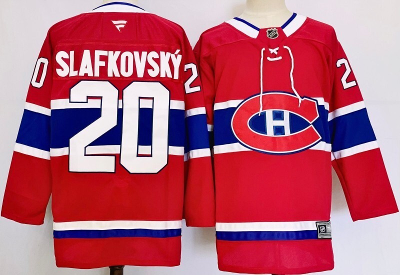 Montreal Canadiens #20 Juraj Slafkovsky Style 1