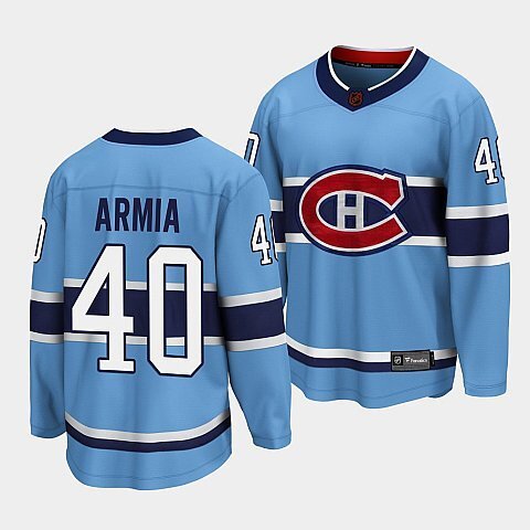 Montreal Canadiens #40 joel-armia-blue-special-edition-2.0-breakaway-player-jersey