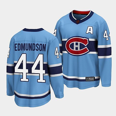 Montreal Canadiens #44 joel-edmundson-blue-special-edition-2.0-breakaway-player-jersey