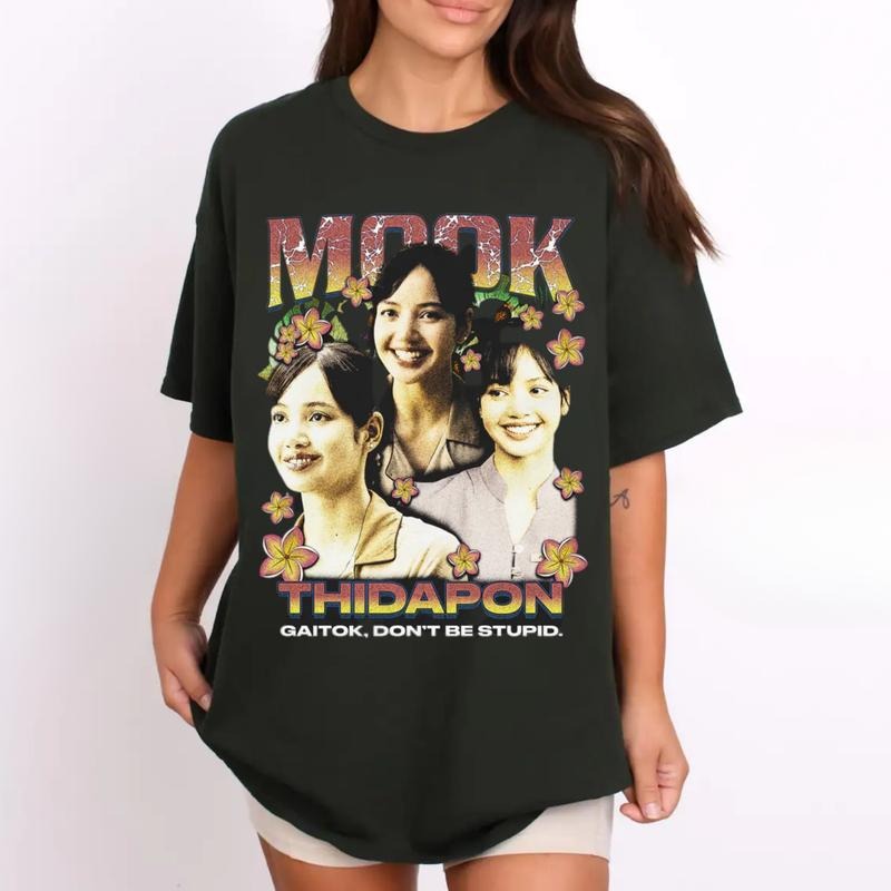 Mook Thidapon Graphic Shirt, Mook The White Lotus Movie Sweatshirt, White Lotus Resort & Spa Hoodie, Unisex Cotton Shirt,...