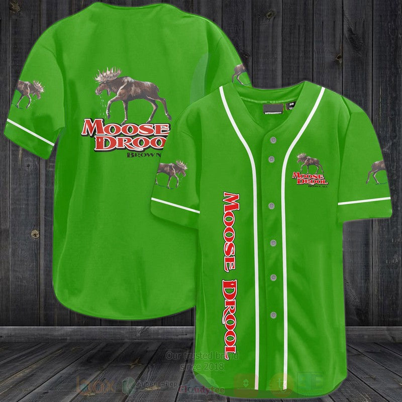 FASHION Moose Drool Baseball Jerseys Botton Shirt