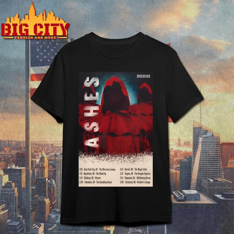 Moravian Ashes 2026 Tour Poster Shirt
