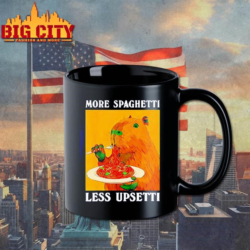More Spaghetti Less Upsetti Capybara shirt